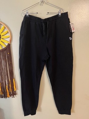 Baleaf Mens Black Athletic Joggers Elastic Waist Stretch Pockets Pants Size 3XL