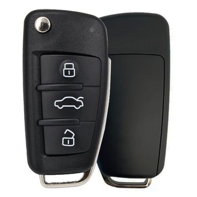 New Replacement for Audi Flip Key 3B Fob IYZ 3314 4F0837220 8E Chip 315 MHz