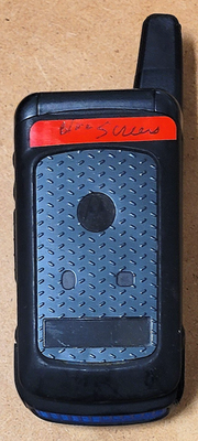 Motorola i576 - Black and Blue ( Nextel ) Very Rare iDEN Flip