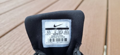 Nike Air Max Thea Premium Leather Black Lifestyle Shoes Womens Size 6.5 - Picture 11 of 17
