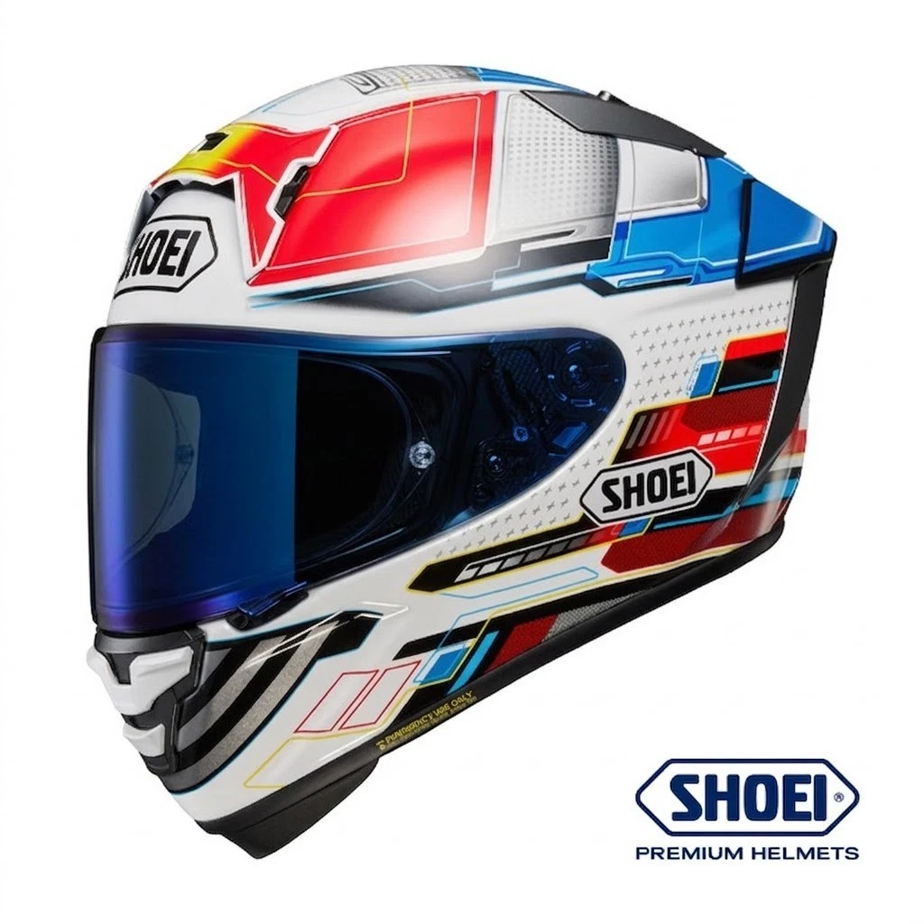 SHOEI 蓝色全面头盔| eBay