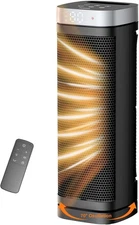 Space Heater, WINHL 17 Inches 16.4''/70° Oscillation, Black 