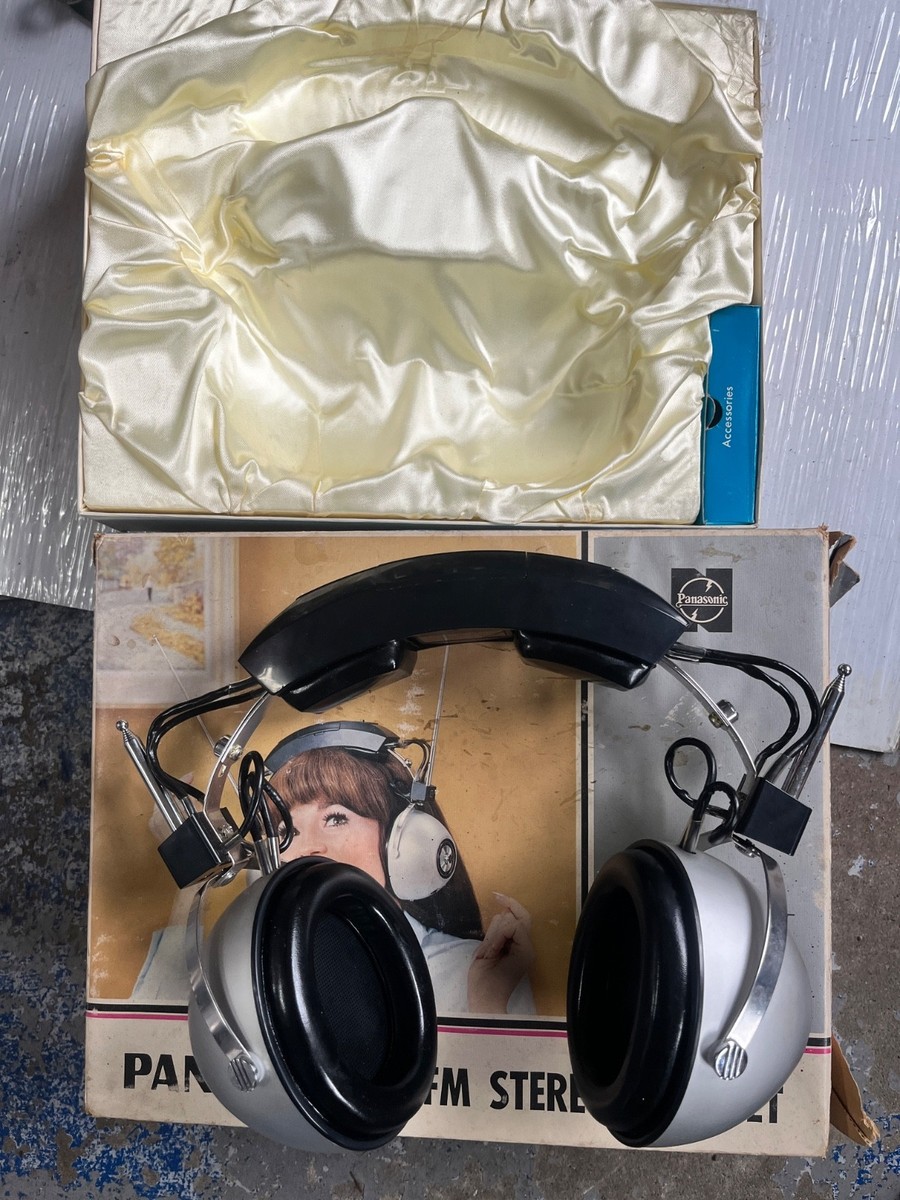 Vintage panasonic rf-60 headphones fm stereo | eBay