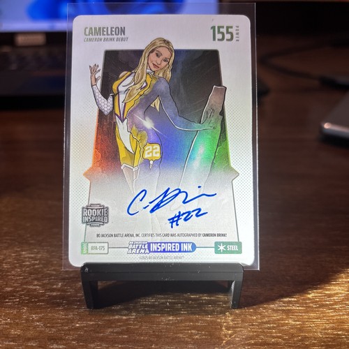 Bo Jackson Battle Arena CAMELEON Cameron Cam Brink Debut Auto BFA-175 Steel