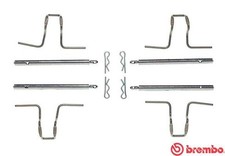BREMBO Zubehörsatz, Scheibenbremsbelag Hinterachse für MERCEDES-BENZ