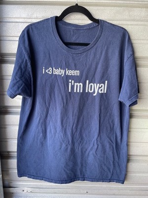 Baby Keem 'I Love Baby Keem I'm Loyal' NavyT-Shirt H592