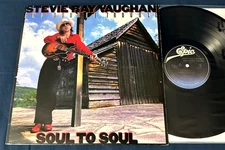 RARE!! 🔥STEVIE RAY VAUGHAN "Soul To Soul" PROMO 1st US Press Top Sonics! NM