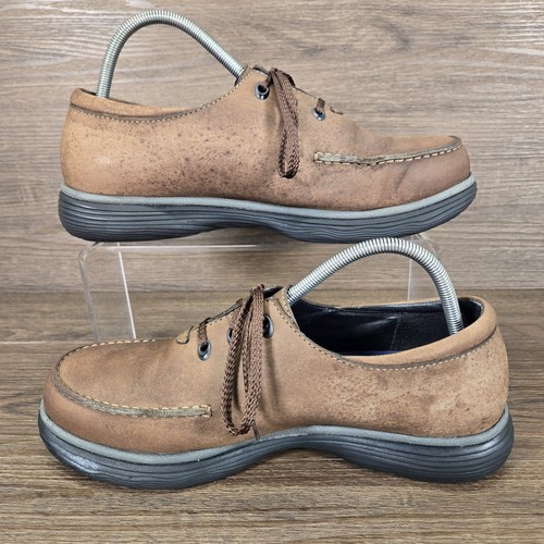 Merrell TOPO Rim Men's Casual Oxfords Brown Nubuck Leather Size UK 9 Grandeur - Picture 2 of 18