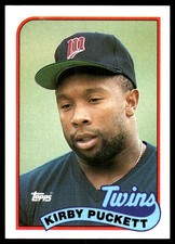 Kirby Puckett 1989 Topps #650 Twins MLB READ FREE SHIPPING AutographDen