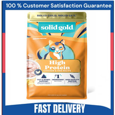Solid Gold High Protein Dry Cat Food - Grain Free  Gluten Free Chicken Cat 3LB