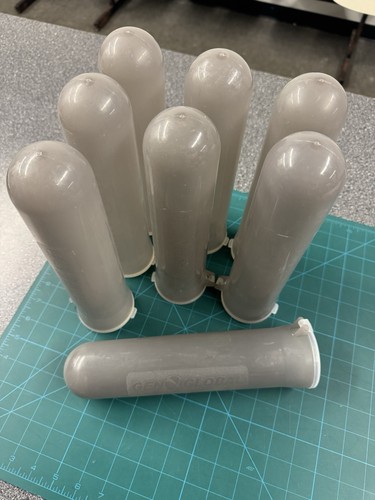 GXG 140 rd paintball pods (×8). Smoke.  One piece w/ flip lid. RARE!
