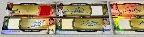 2024 Topps Triple Threads Elly De La Cruz & More Deca Auto Relic Booklet /10