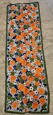 Vera Neuman Scarf w/ Orange Flowers