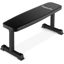 660LBS Heavy Duty Flat Weight Bench for Multipurpose Full Body Strength Training