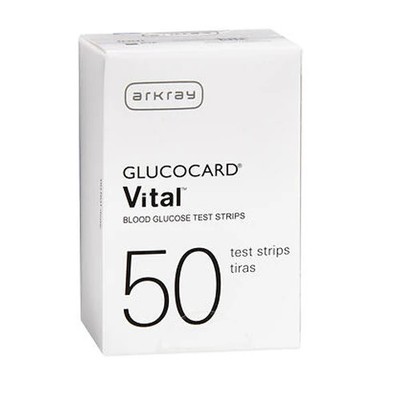 Glucocard Vital Blood Glucose Test Strips 50 Each