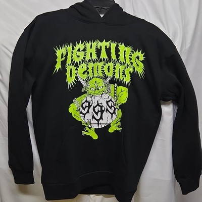 VLONE juice WRLD Fighting Demons Hoodie Size L  BLACK PULLOVER
