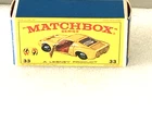 Matchbox Lesney No.33 Lamborghini Miura P400 w/Box