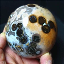 RARE 237.7G China Natural Inner Mongolia Gobi Eye Agate Geode Collection CA3858