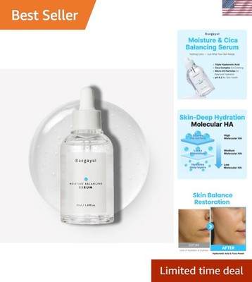 Korean Yuzu & Cica Hydrating Serum for All Skin Types - 50ml Fast Absorbing