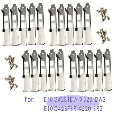 20Pcs Full Height Bracket for Intel E10G42BTDA X520-DA2 E10G42BFSR X520-SR2 New