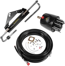 150HP Hydraulic Outboard Steering Kit Boat Marine System for Single Station