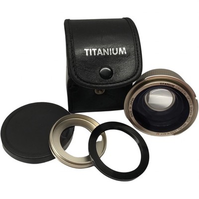 TITANIUM SUPER WIDE MACRO 0.42 X AF AUXILLARY LENS CASE CLEAN GLASS  (EPJ022558)