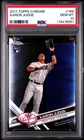 2017 Topps Chrome AARON JUDGE 169 RC Rookie Catching - PSA 10 - GEM MINT