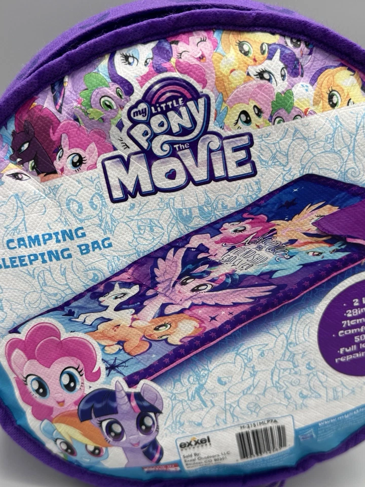 Saco de dormir My Little Pony 2017 para camping púrpura Foto 3 de 4