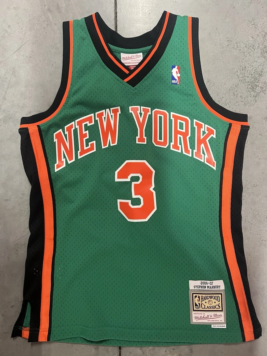 レアM & N NYKnicks Marburyユニフォーム　緑オレンジM レアM & N NYKnicks Marburyユニフォーム 緑オレンジM レアM & N