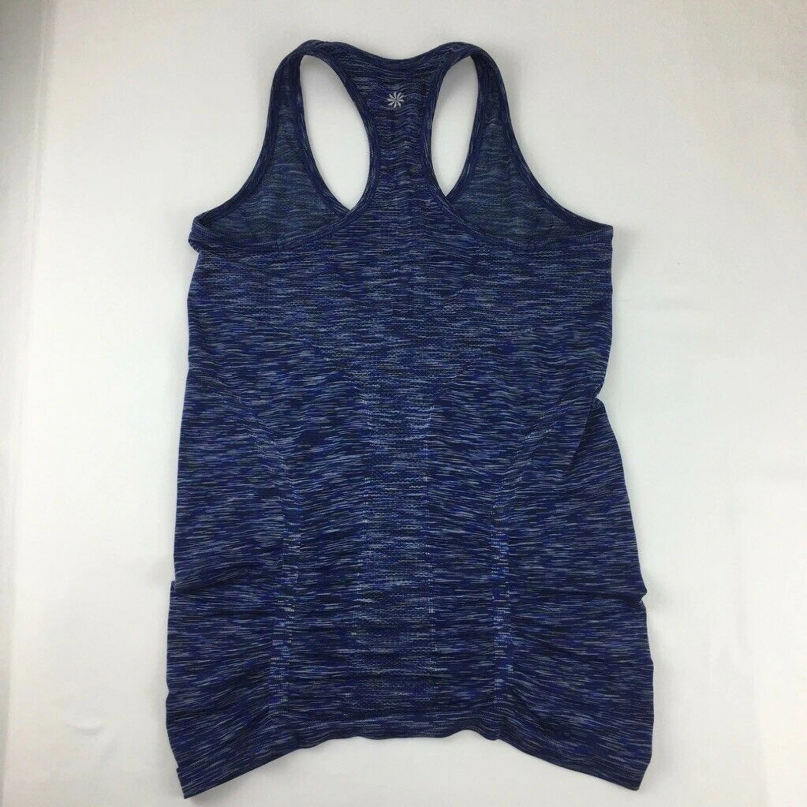 athleta fastest track space dye scoop stretch racerback tank-top