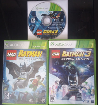 LEGO Batman 1-3 (Microsoft Xbox 360, 2008-14) ****TESTED****