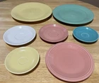 Mixed Lot Of 7 PCS ~ Fiesta FiestaWare Dinner  , Saucers , Salad Plates Read