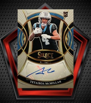 Tetairoa McMillan RC Auto 2025 Panini Select Football #RSI-TMN
