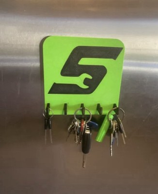 Snap On Magnetischer Schlüsselhalter Hakenablage in Grün und Schwarz
