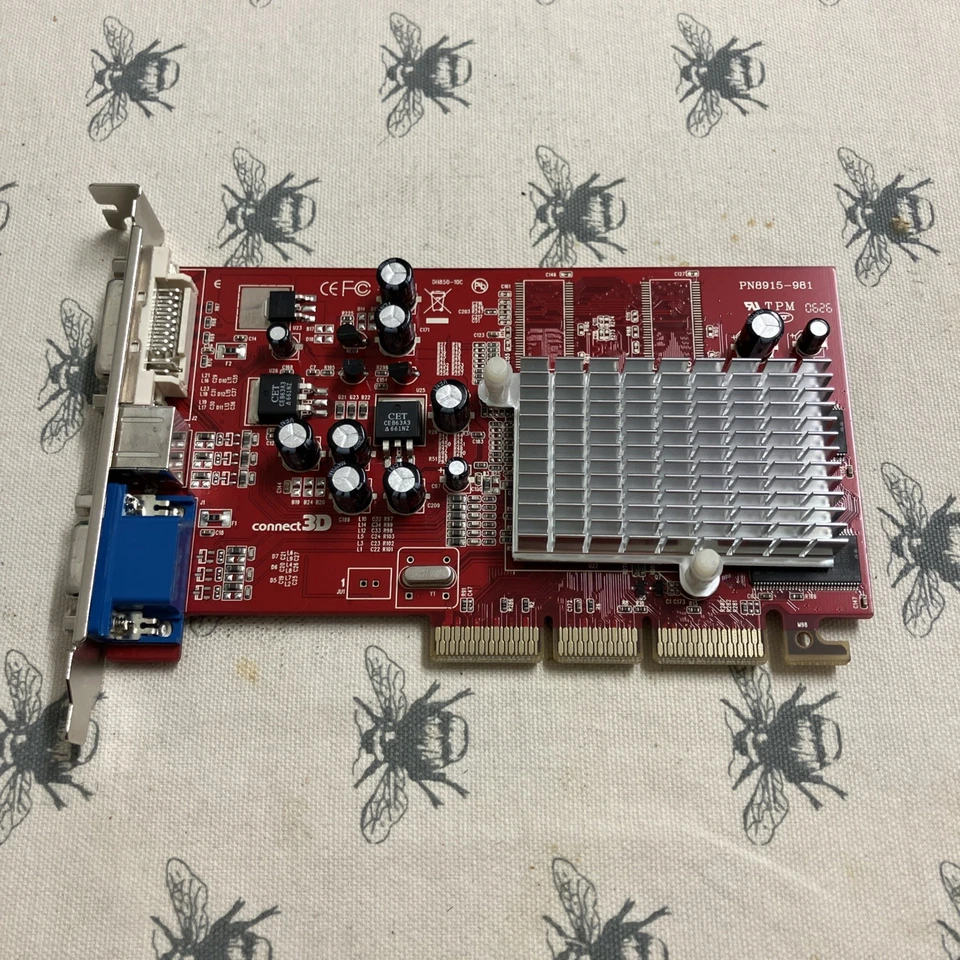 Boxed ATI Radeon 9250SE AGP 128MB – Complete w/ CD, Guide, TV-Out Adapter - Image 2 of 4