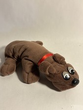 Vintage 1986 Tonka Pound Puppies Rumple Skins Brown Plush Toy