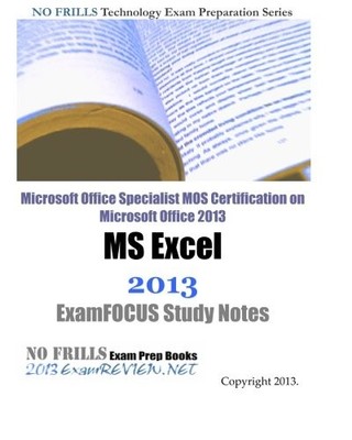MICROSOFT OFFICE SPECIALIST MOS CERTIFICATION ON MICROSOFT By Examreview *NEW*