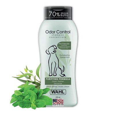 Wahl Eucalyptus Spearmint Dog Shampoo 24Oz Odor Control Ph Balanced Conditioning