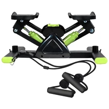 Mini Twist Stepper with LCD Display, Dual Resistance Bands for Home Fitness, ...