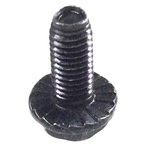 1/2 in Long x 3/8 in Dia. Hex Head Machine, Fine Thread,With Flange, Black Seel - Picture 6 of 6