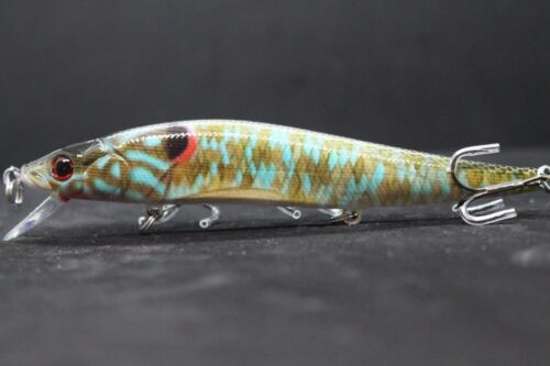 Jerkbait Fishing Lures wLure 5 inch Minnow Tight Wobble Lifelike Floating HM262 - Picture 48 of 97
