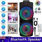 <!--F#f_0-->5000W Dual 8.5'' Bluetooth Speaker Sub Woofer Heavy Bass Sound System Party &Mic<!--F/-->