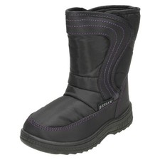 Reflex Girls Fleece Lined Snow Boots H4R072