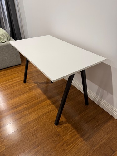 IKEA TROTTEN Desk, white/anthracite, 120x70 cm - Picture 2 of 3