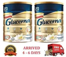 Abbott Glucerna Milk Powder (New) 800g For Diabetic Management Vanilla  -2 Cans