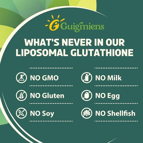 LIPOSOMAL GLUTATHIONE 2000mg Collagen + Resveratrol + Hyaluronic Acid Anti Aging - Picture 6 of 8