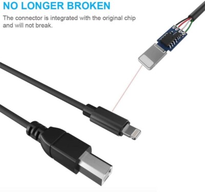 Convertitore Iphone Usb-b Cavo OTG USB-B MIDI Per IPhone E Android - Collegamento Tastiera MIDI A Smartphone, 3.3 Piedi Cavo Apple - Foto 2