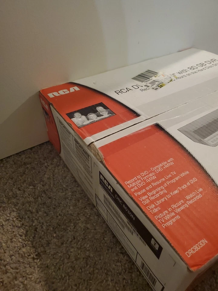 RCA DVD Recorder Player w/ 80GB HDD RW - DRC 8030 NEW - Image 2 of 4