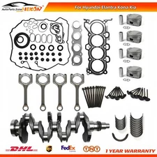 G4NH 2.0L Piston Gasket Rebuild Kit Crankshaft Rod For Hyundai Elantra Kona Kia