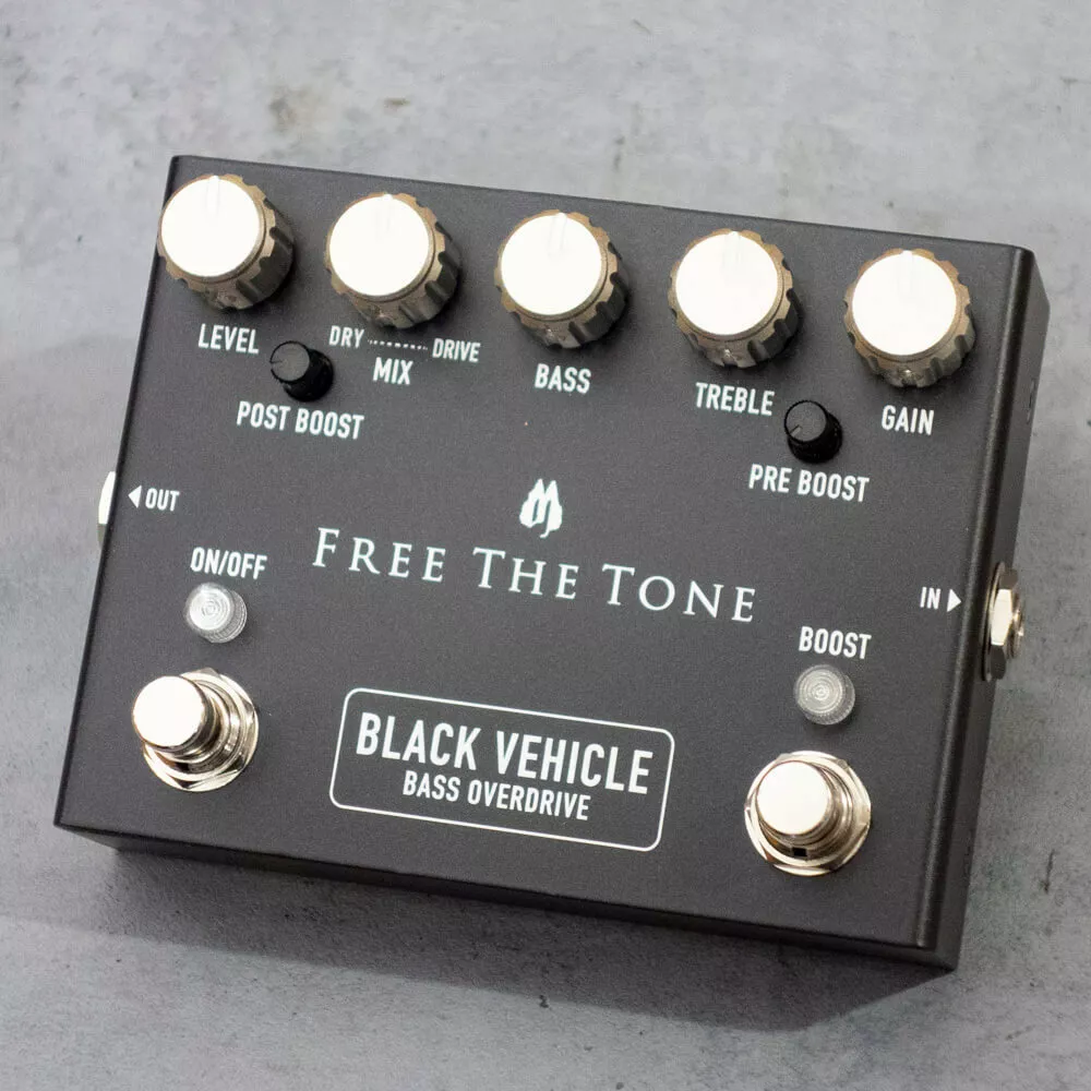 Free The Tone BLACK VEHICLE BV-1V BASS OVERDRIVE guitar effects pedal From  Japan